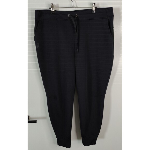 On Cloud Run On Clouds Womens Sweat Pants Joggers Size XL Black - Picture 3 of 7